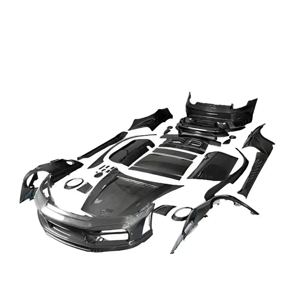 TC Stinger Style Carbon Fiber Engine Hood - Porsche 992.1 911 Carrera & Carrera S