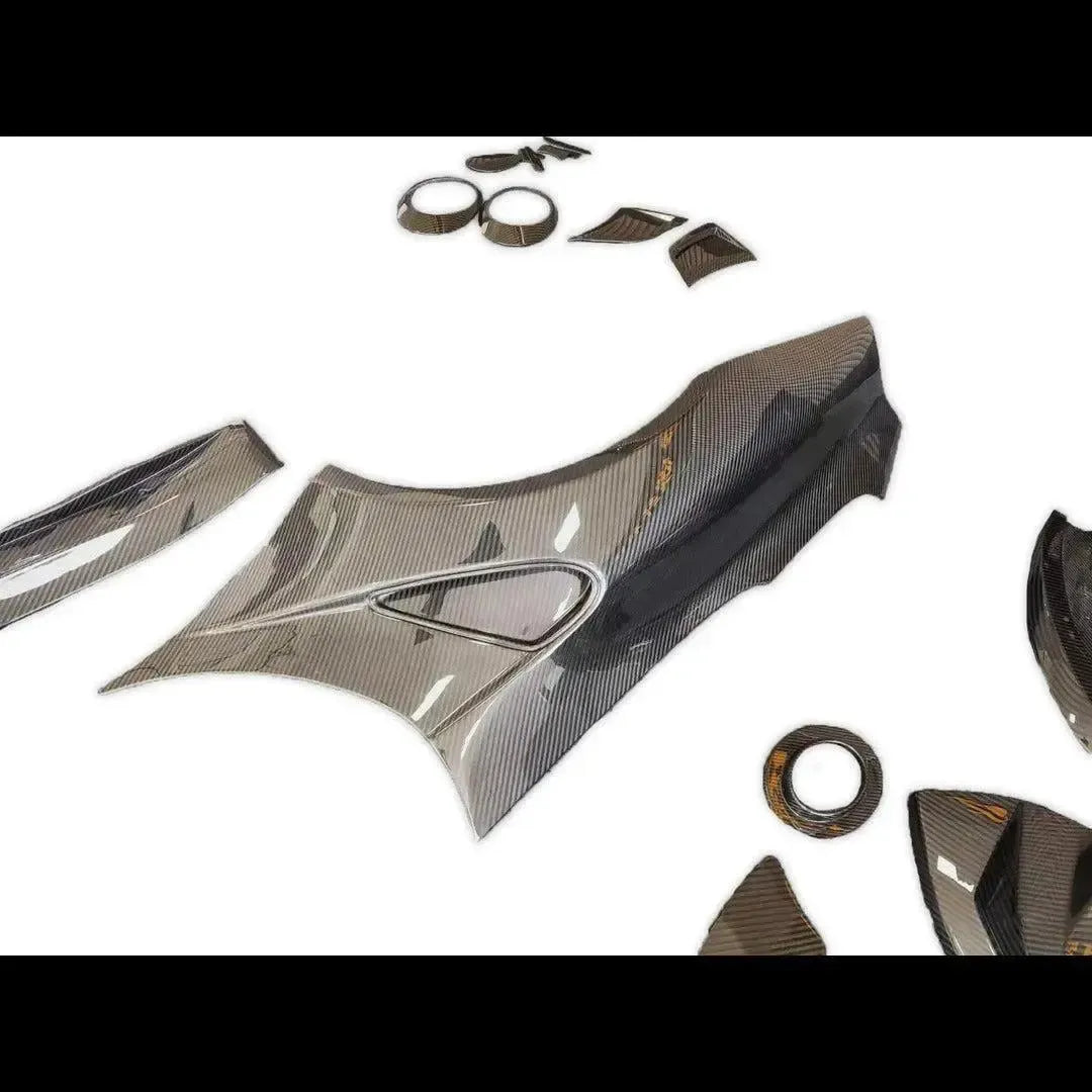 TC Stinger Style Carbon Fiber Front Fender - Porsche 992.1 911 Carrera & Carrera S