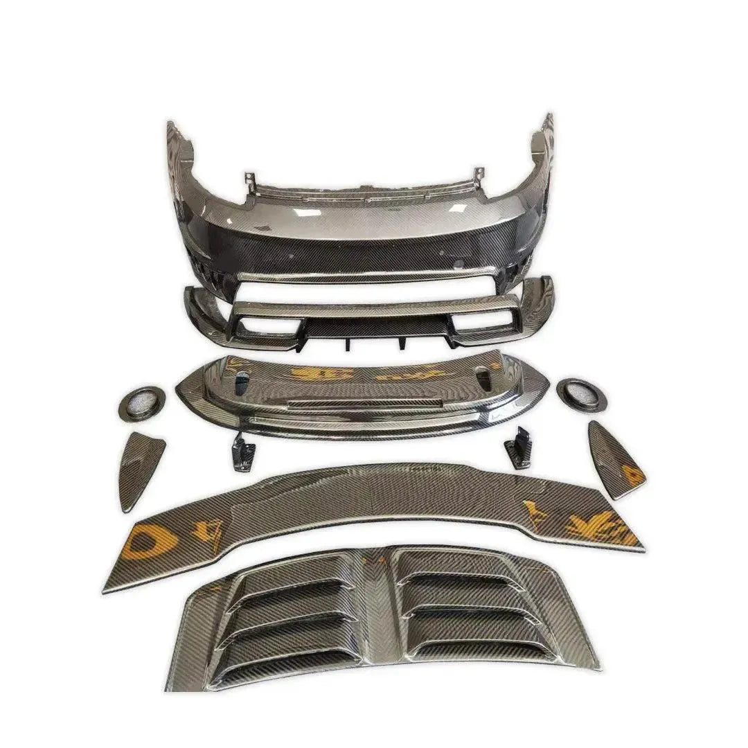 TC Stinger Style Carbon Fiber Rear Bumper Kit - Porsche 992.1 911 Carrera & Carrera S