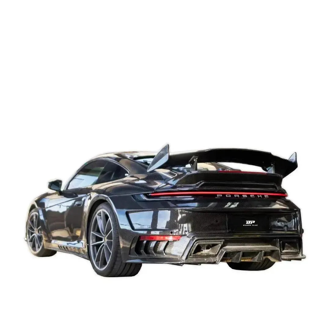 TC Stinger Style Carbon Fiber Rear Wing - Porsche 992.1 911 Carrera & Carrera S