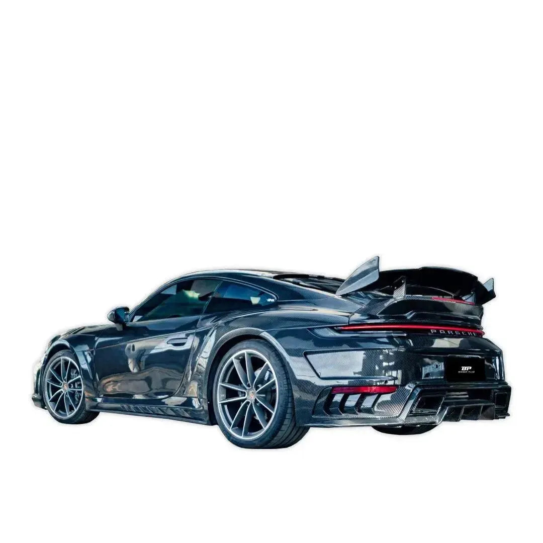 TC Stinger Style Carbon Fiber Rear Wing - Porsche 992.1 911 Carrera & Carrera S