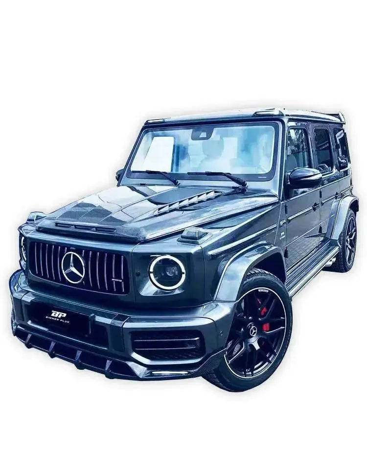 TC Style Carbon Fiber Front Bumper Trim - G Wagon W464 G350 & G500 & G63