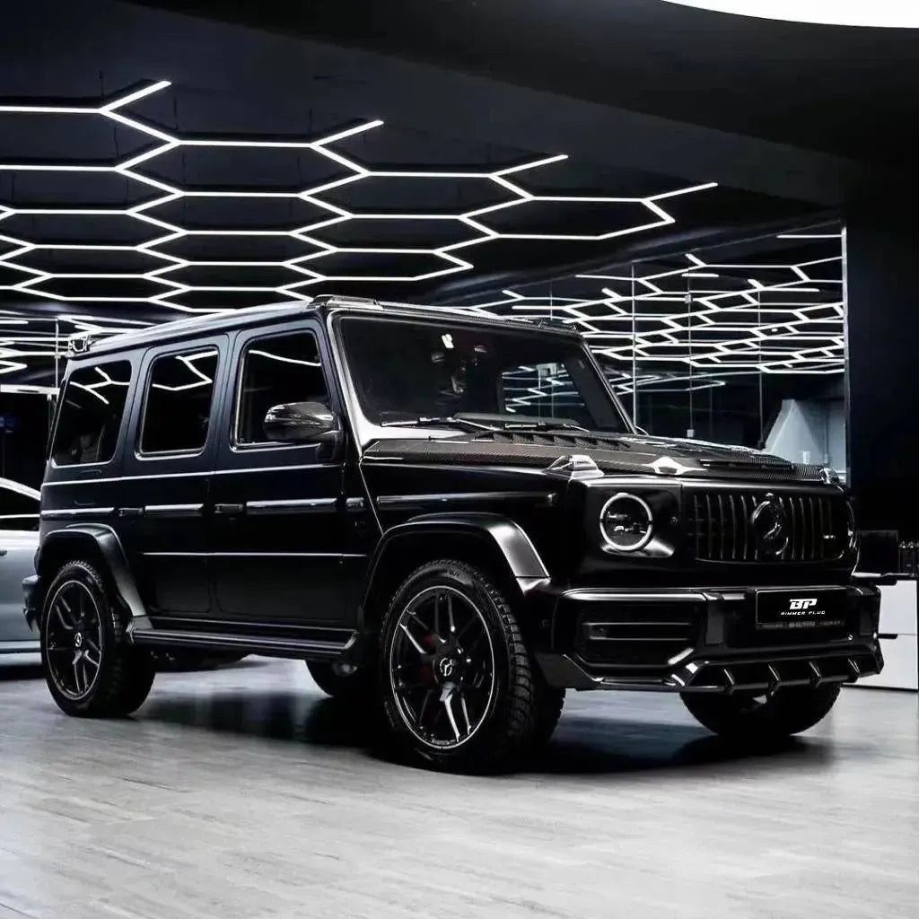 TC Style Carbon Fiber Front Bumper Trim - G Wagon W464 G350 & G500 & G63