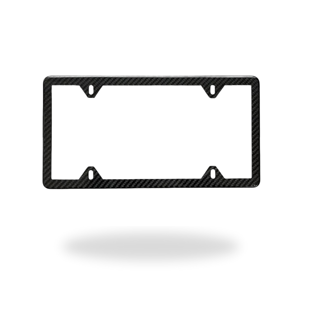 Carbon Fiber License Plate Frame - V1