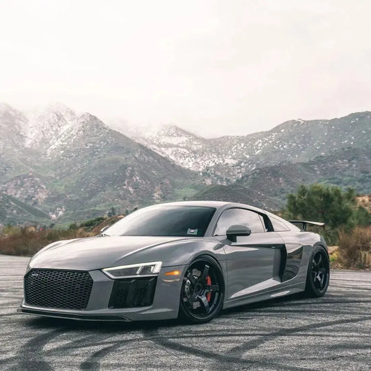 V Style Carbon Fiber Front Lip - Audi R8 V10 Gen 2