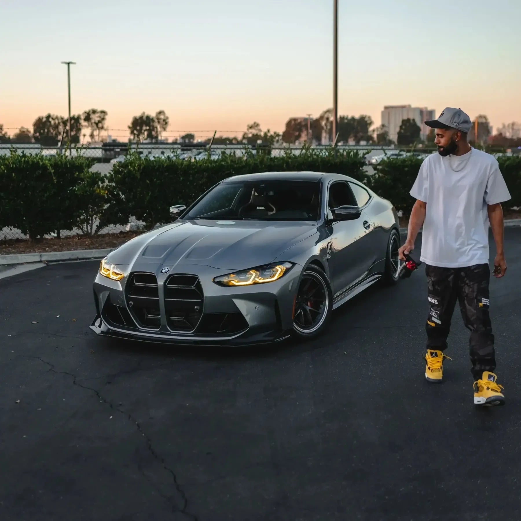 V Style Carbon Fiber Front Lip - BMW G80 M3 & G82/G83 M4