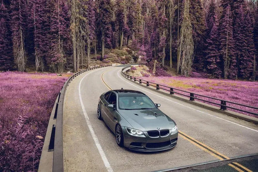 V Style Carbon Fiber Front Lip V2 - BMW E90 / E92 / E93 M3