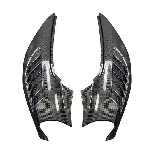 V Style Carbon Fiber Front Side Fenders - McLaren 720S