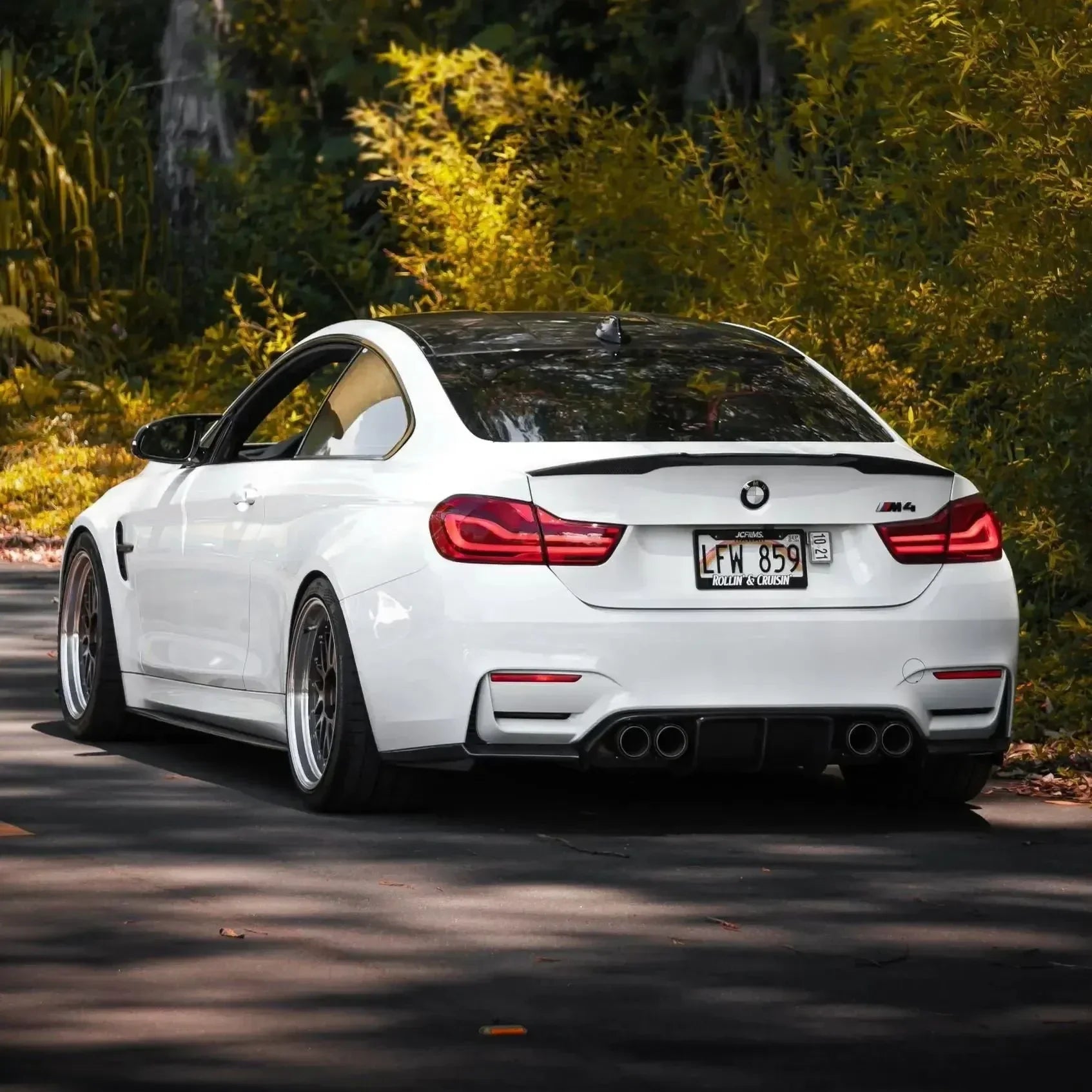 V Style Carbon Fiber Rear Canard Splitters - BMW F80 M3 & F82 / F83 M4