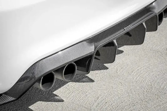 V Style Carbon Fiber Rear Diffuser - BMW F87 M2 & M2C