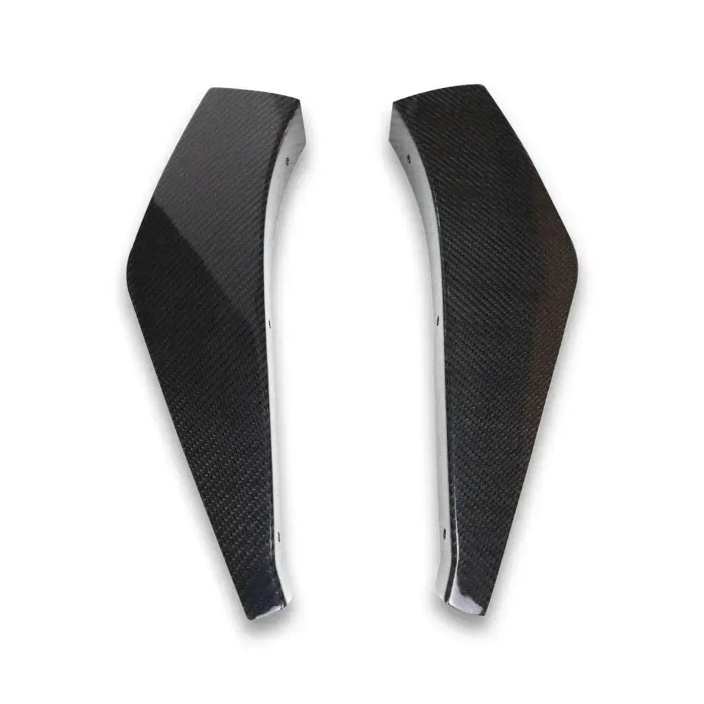 VRS Style Carbon Fiber Front Bumper Canards - Toyota A90 Supra