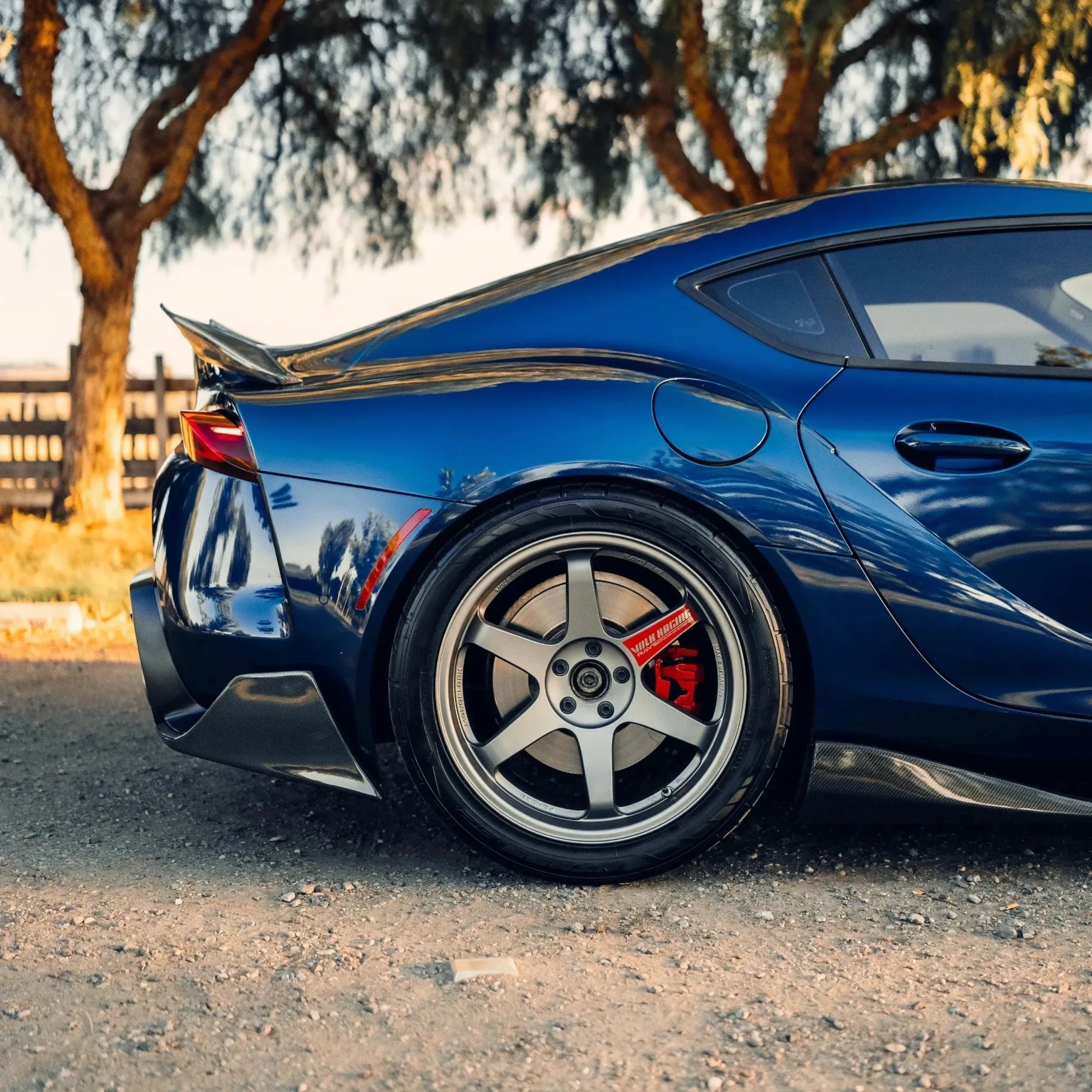 VRS Style Carbon Fiber Side Skirts - Toyota A90 GR Supra