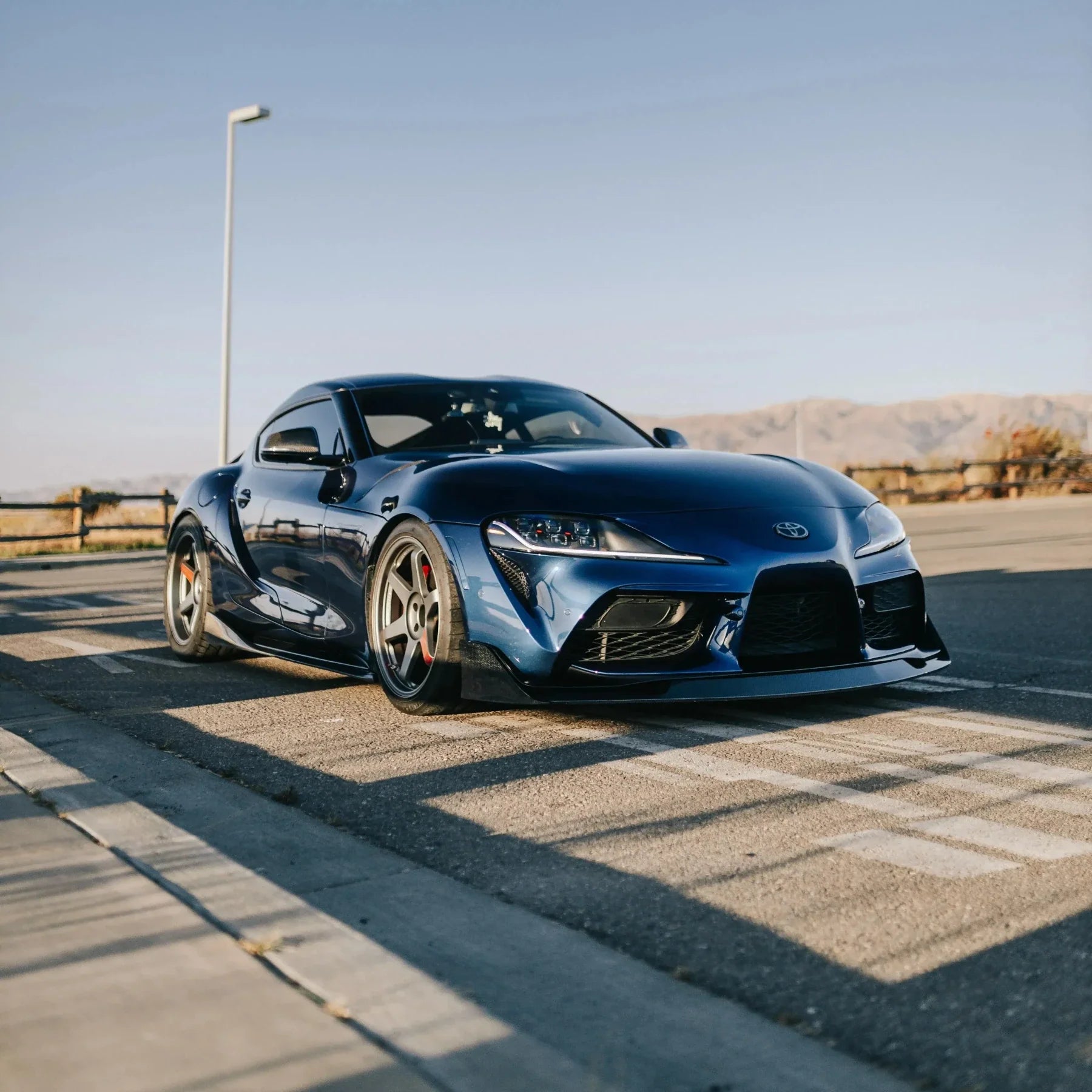 VRS Style Carbon Fiber Side Skirts - Toyota A90 GR Supra