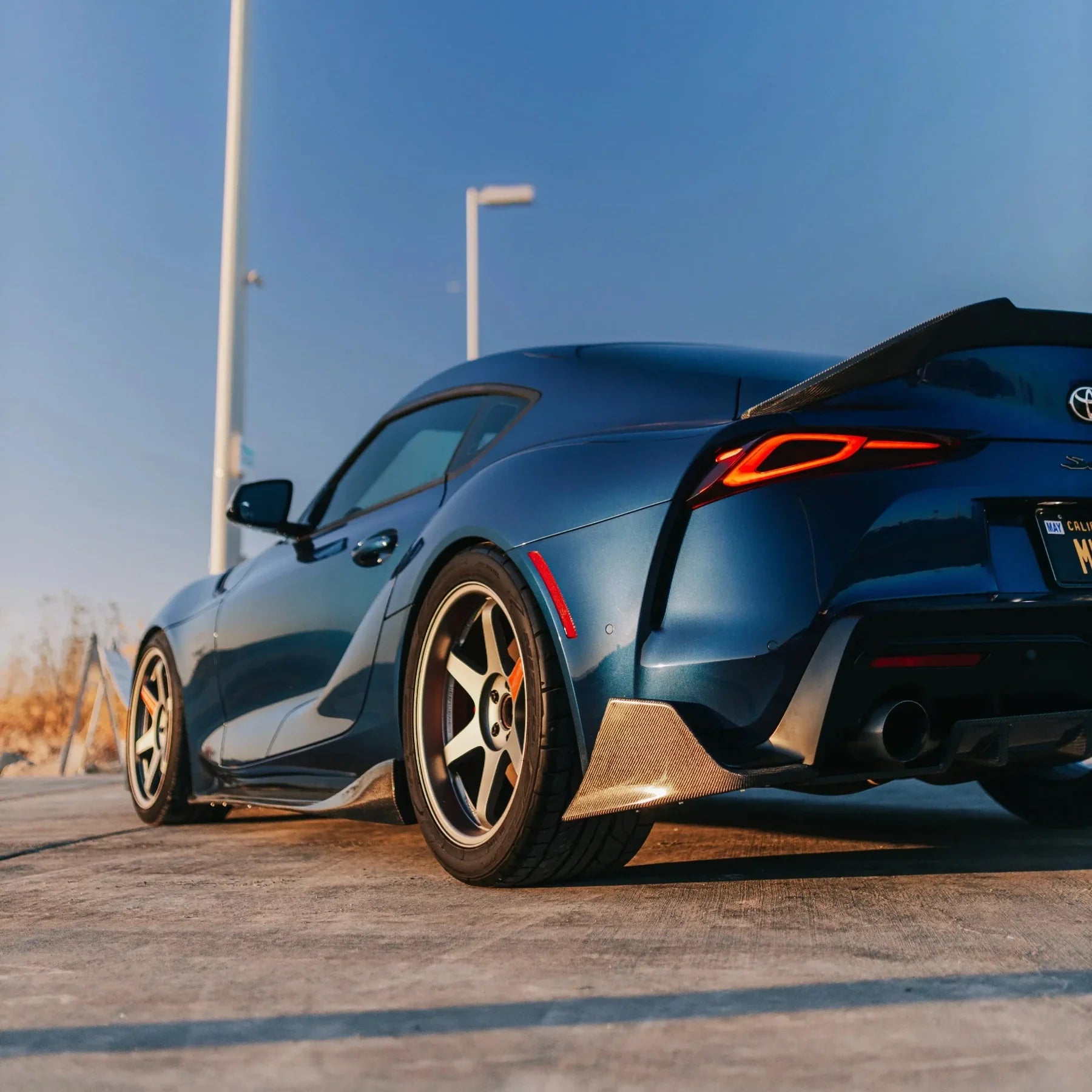 VRS Style Carbon Fiber Side Skirts - Toyota A90 GR Supra