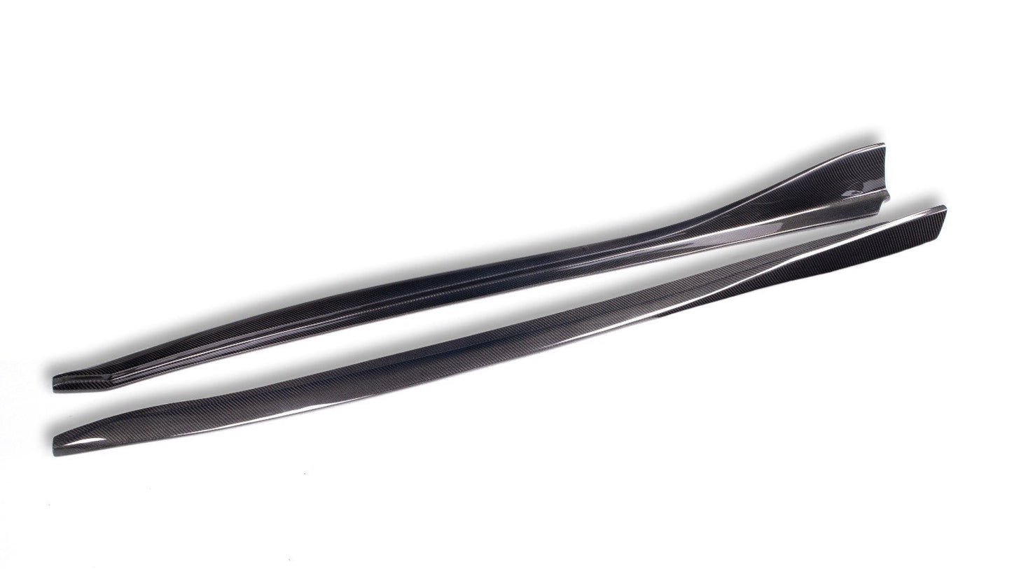 VRS Style Carbon Fiber Side Skirts - Toyota A90 Supra