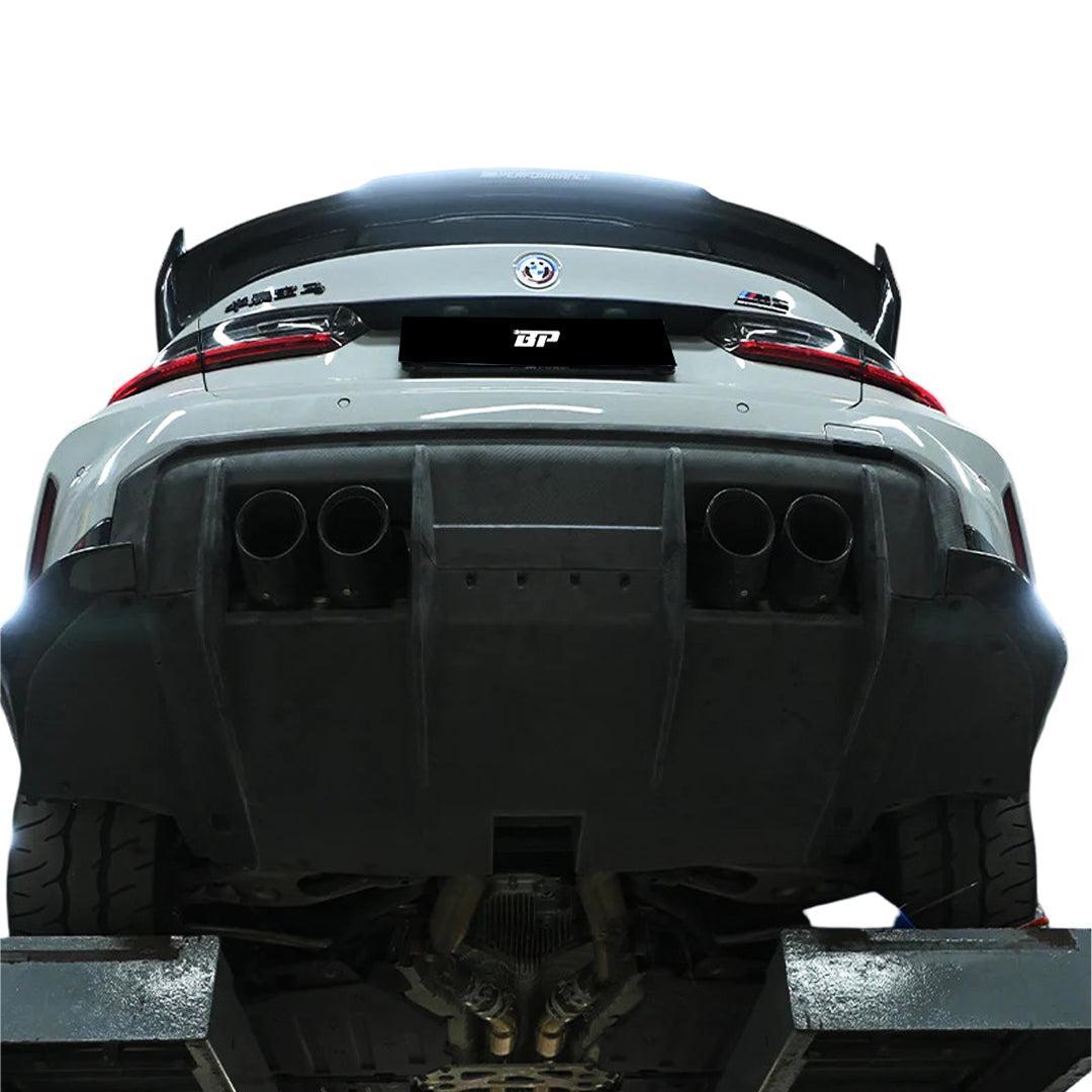 RC Style Carbon Fiber Rear Diffuser - BMW G80 M3 & G82/G83 M4