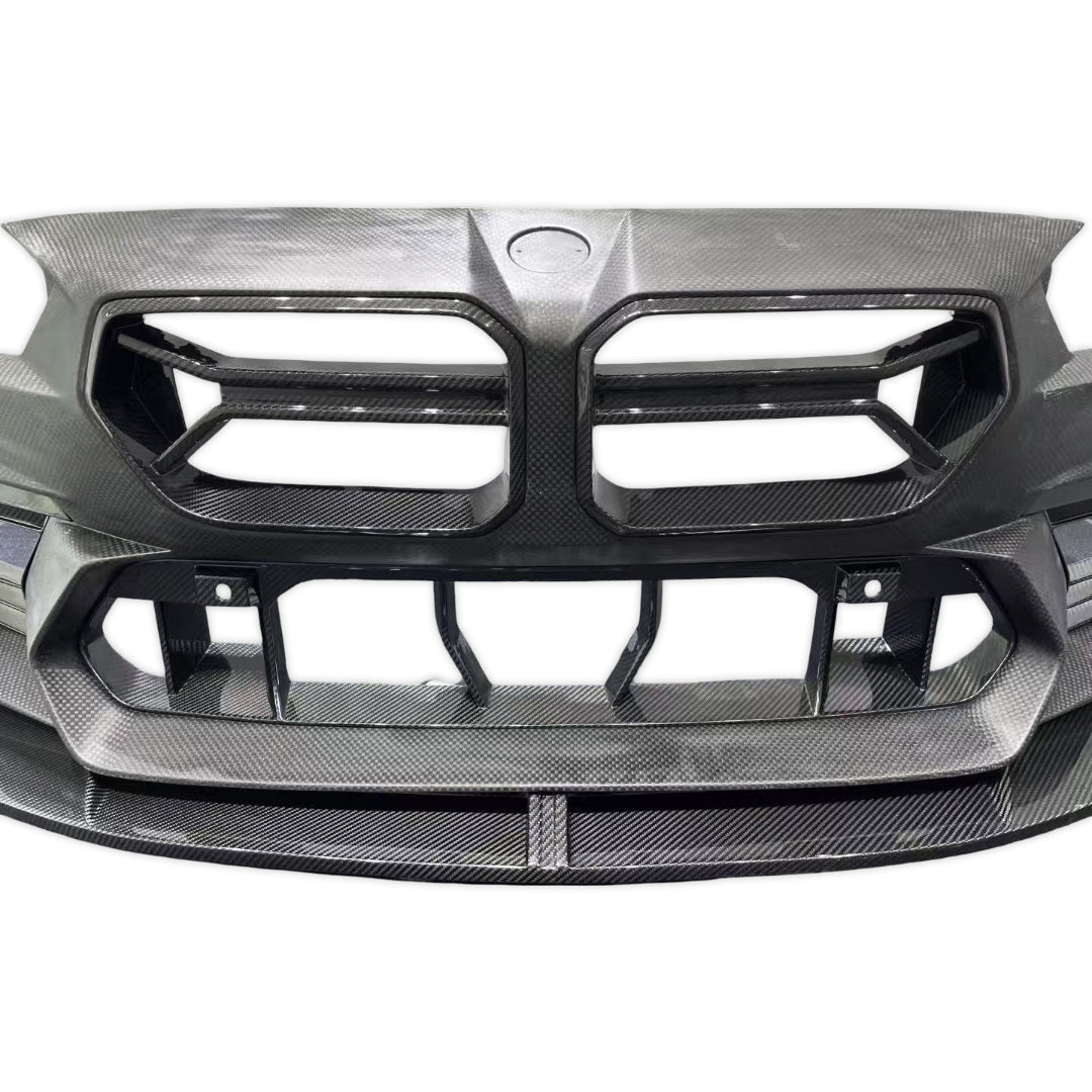 AD Style Full Carbon Fiber Front Bumper - BMW G87 M2